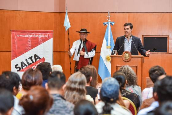 El gobernador Urtubey lanzó oficialmente la aplicación web de venta de entradas Salta Ticket